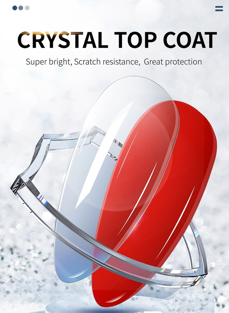 Vostro Stain Resistant Gel Top Coat- Clear