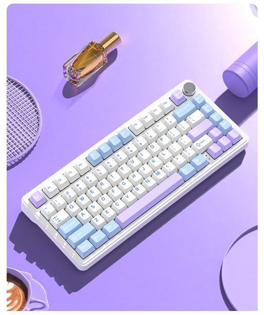 ATTACK SHARK X85 TRI-Mode Mechanical Keyboard- Starlight White
