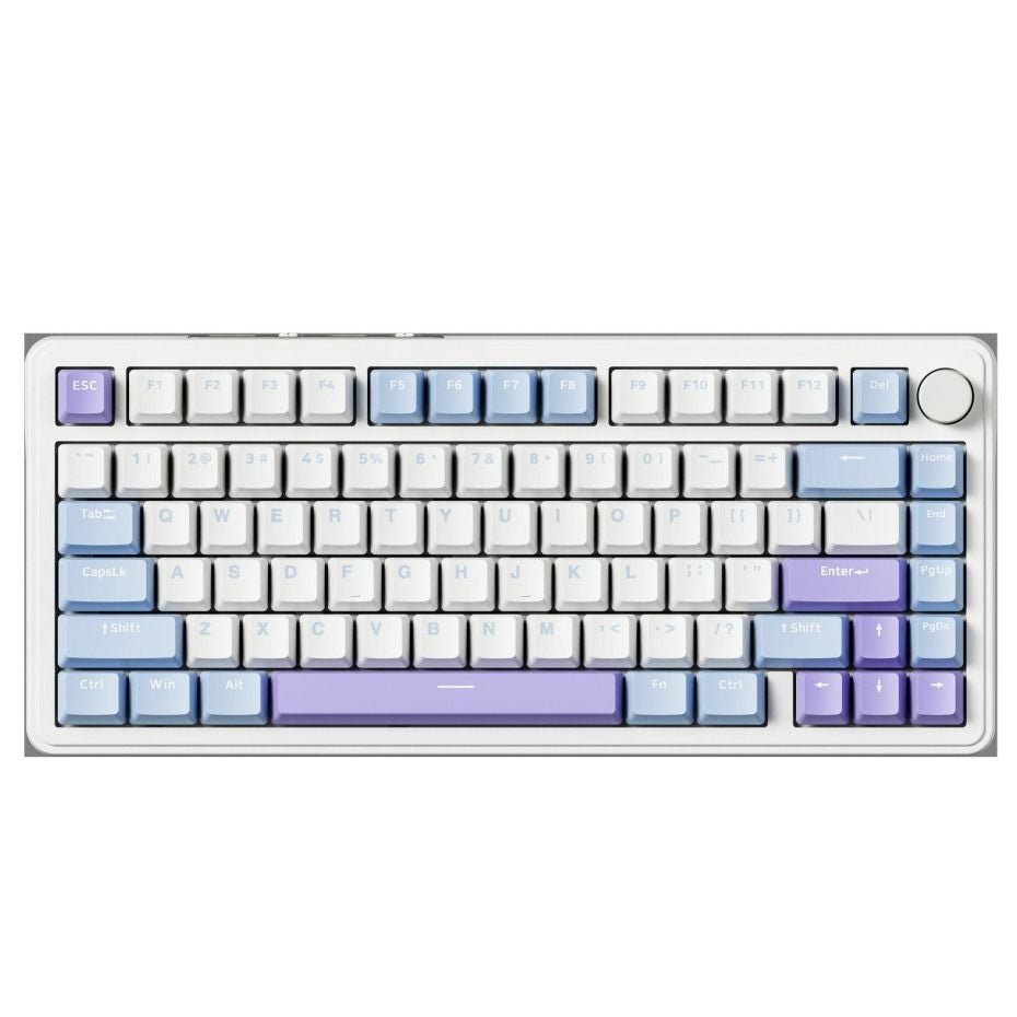ATTACK SHARK X85 TRI-Mode Mechanical Keyboard- Starlight White