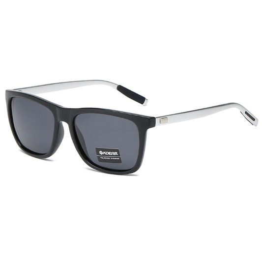 KDEAM KD387S Polarized Sunglasses - Black, Silver