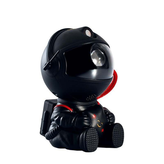 Astronaut Rotatable Mini Nebula Projector Night Light - Black Star