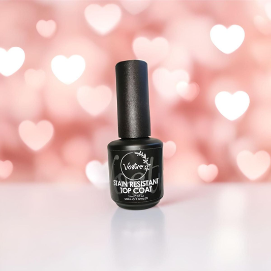Vostro Stain Resistant Gel Top Coat- Clear