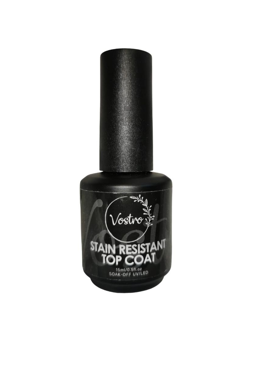 Vostro Stain Resistant Gel Top Coat- Clear
