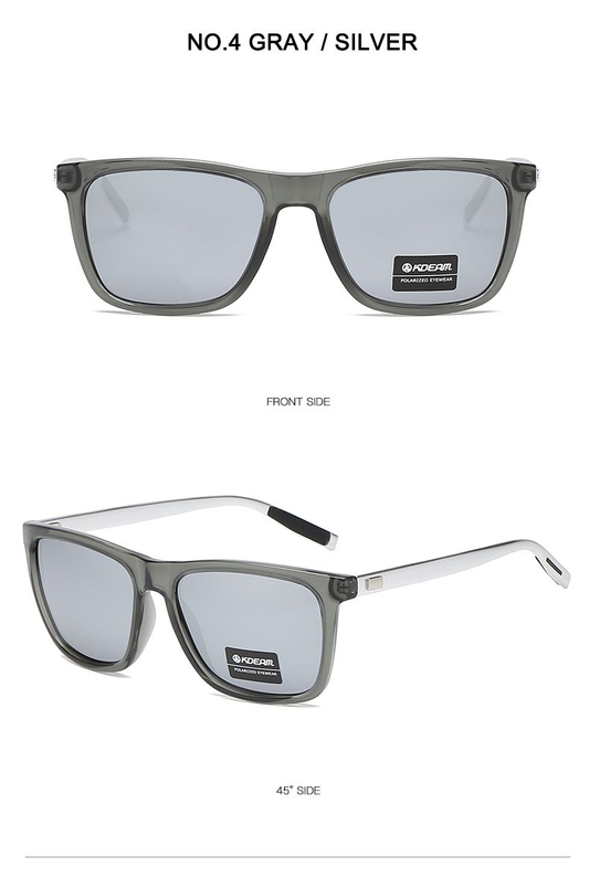 KDEAM KD387S Polarized Sunglasses - Grey