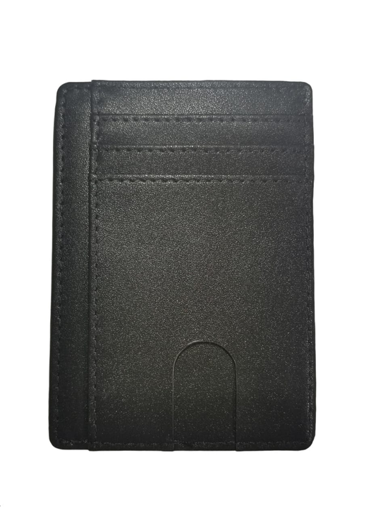 Slim Genuine Leather RFID Minimalistic Card Holder- Saffiano